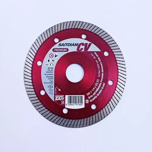 Disc diamantat granit-ceramica Saitdiam CV diam.125 mm