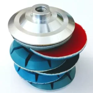 Disc suport complet 4 dischete diamantate 100 mm